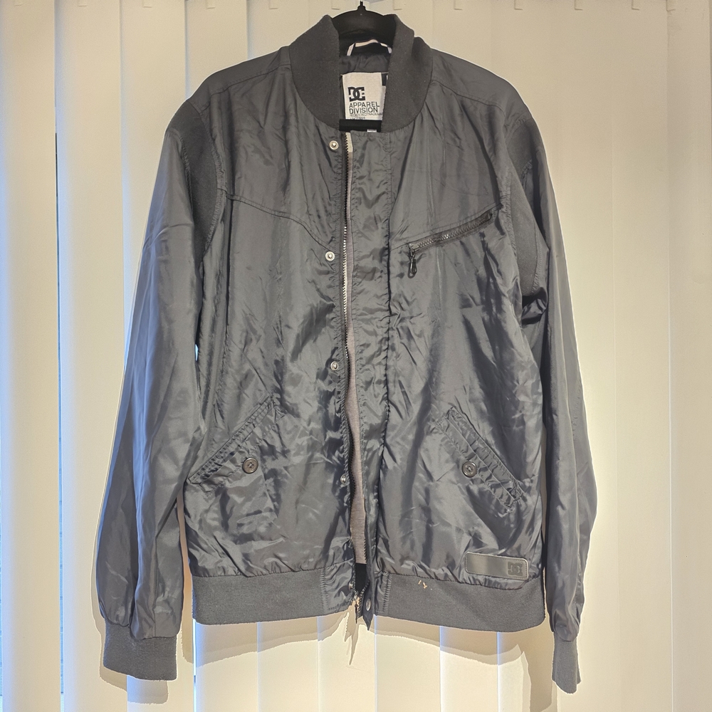 DC Apparel Division Black Jacket with White Label